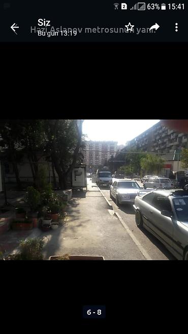 bine kendi: Həzi Aslanov metrosunun yanı. Dörd yol ayrıcı. Yaxın ətrafı obyektlər — 5