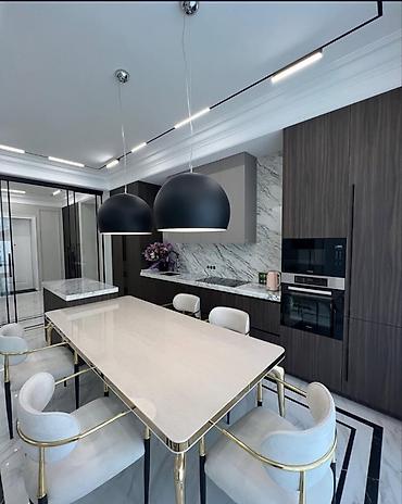 парковая: 3 комнаты, 136 м², Асанбай мкр Элитка, 11 этаж, Дизайнерский ремонт — 9