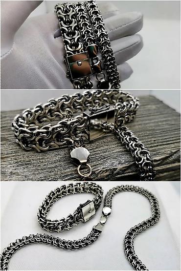 Серебряные цепочки: Цепочка, Проба 960, Мужские, Новый — 20