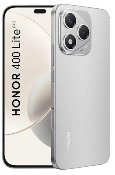 Honor: Honor 400 Lite, 256 GB, rəng - Boz, Zəmanət, Sensor, Barmaq izi