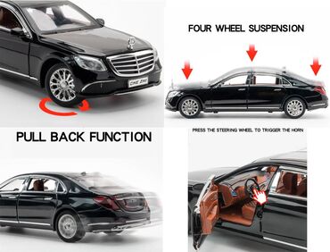 Igračke: Nov metalni Mercedes E-klasa uradjen u razmeri 1:24. Mogu da mu se — 12