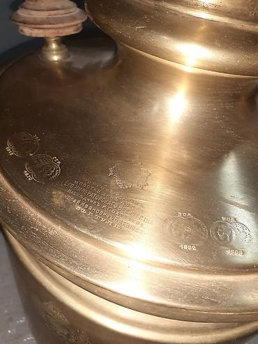 samovar tula: Antik samovar – Nikolay İvanoviç Batashev (Tula) istehsalı - — 3