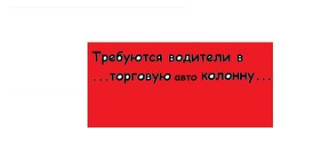 работа водителем в бишкеке: Требуется водители категория ( В С) в торговую автоколонну