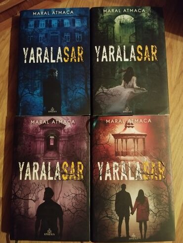 Bədii ədəbiyyat: “Yaralasar” kitab seriyası – Maral Atmaca Kitablar cildlidir və