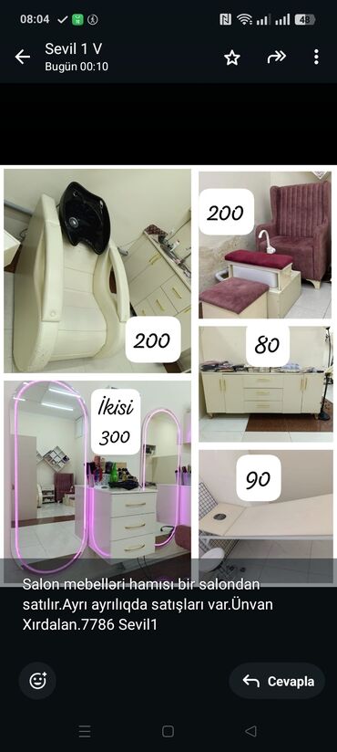 xirdalan corek zavodu: Salon mebelləri hamısı bir salondan satılır.Ayrı ayrılıqda satışları