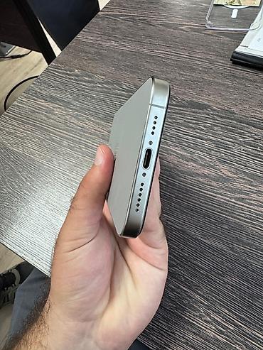 işlənmiş ucuz soyuducu: IPhone 15 Pro Max, 256 GB, Gümüşü, Zəmanət, Face ID, Sənədlərlə — 4