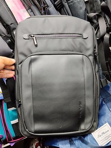 dlivery bag: Городской рюкзак для ноутбука, темно‑серый - Емкость и организация — 1