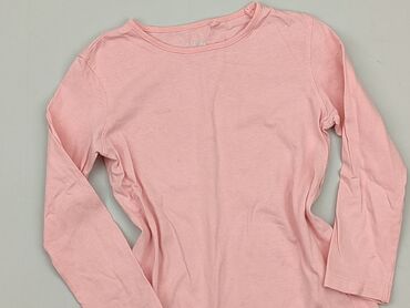 bluzka różowa elegancka: Blouse, 5-6 years, 110-116 cm, condition - Good