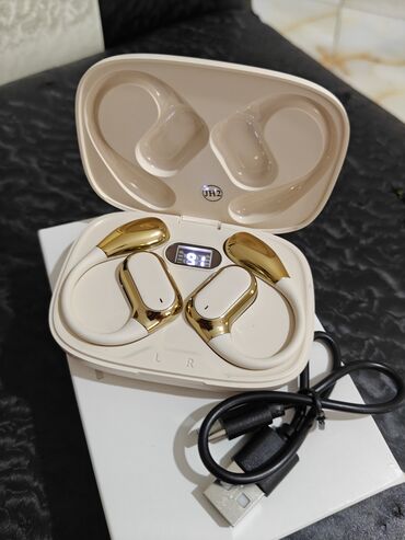 Qulaqcıqlar: Simsiz (Bluetooth) Qulaqcıqlar, rəng - Bej — 1