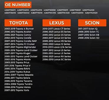camry 2008: TPMS təkər təzyiq sensoru – Toyota, Lexus və Scion üçün uyğun — 1