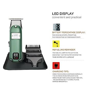 sac tokulməsi: Profissional Trimmer Cronier 123 - 7000RPM / 1400mAh / 180 Dəqiqə / — 3