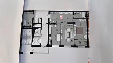 2 room flats: 2 комнаты, 86 м², Элитка, 12 этаж, ПСО (под самоотделку) — 3
