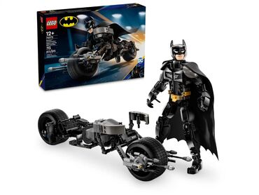 3d устройства pet пластик: Lego Marvel 76273 Фигурка Batman™ Construction и мотоцикл Bat-Pod🖤