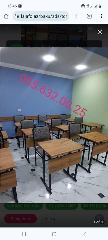 Ofis mebeli: Tədris kursları üçün stol stul Oturacaqlar masalar stullar Uşaq — 10