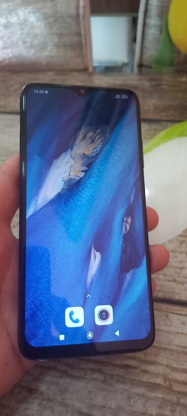telefon redmi 12: Xiaomi Redmi Note 9T, 64 ГБ, цвет - Синий, 
 Отпечаток пальца