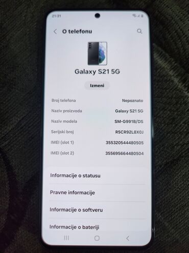samsung d550: Samsung Galaxy S21