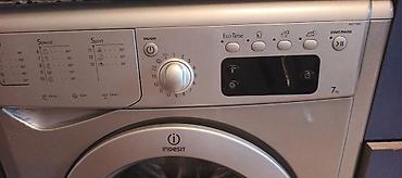 indesit: Paltaryuyan maşın Indesit, 7 kq, İşlənmiş, Avtomat, Qurutmasız — 2