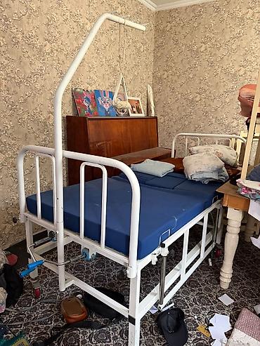 Медициналык эмерек: Функциональная медицинская кровать с механическим приводом — 1