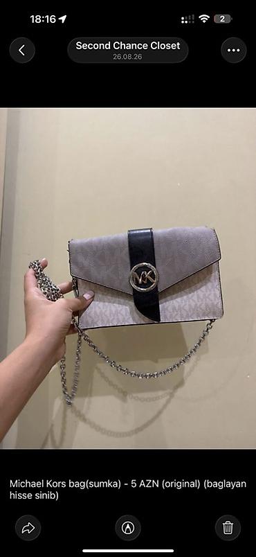 armani canta: Emporio Armani çanta (orijinal) - Model: kiçik ölçülü krossbodi/çiyin — 2