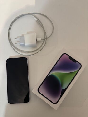 iphon 11 ikinci el: IPhone 14, 128 ГБ, Deep Purple, Отпечаток пальца, Беспроводная зарядка, Face ID