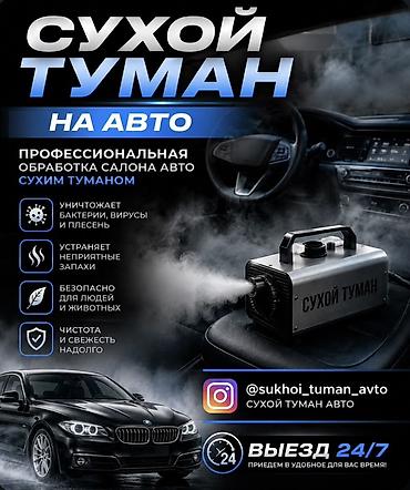 авто духи: Сервис: профессиональная обработка салона автомобиля «сухим туманом» — 1