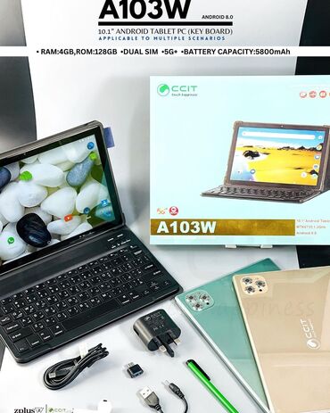 Planşetlər: CCiT A103W Planşet 4GB ram 128Gb yaddaş ▪️Mahsusiyati Ekranı: Rütbə