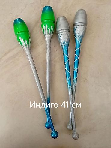 Булавы Индиго(Россия) новые с аэрографией и обмоткой Мягкие,удобные в at lalafo.kg Булавы Индиго(Россия) новые с аэрографией и обмоткой Мягкие,удобные в