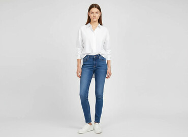 leginsy hdm: Jeansy damskie, rozmiar 2XS
