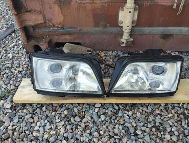 Передние фары: Комплект передних фар Audi 1995 г., Б/у, Оригинал — 5