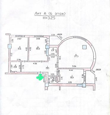 12: 3 комнаты, 85 м², Ак-Кеме Элитка, 6 этаж, Евроремонт — 3