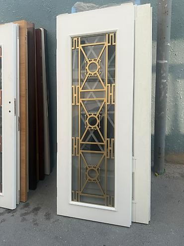 ağ qapı: Şüşəli dekorativ otaq qapıları - Material: MDF əsaslı qapı lövhəsi — 7