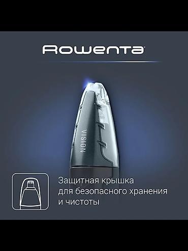shaving machine: Триммер Rowenta, Для носа и ушей, Нержавейка, Подсветка экрана — 7