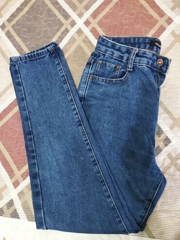 джинсы момс: Прямые