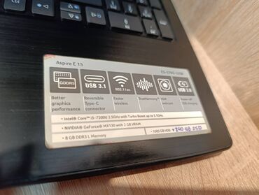 Acer: Acer 15.6 ", Intel Core i5, 256 GB -da lalafo.az — 5 Acer: Acer 15.6 ", Intel Core i5, 256 GB — 5