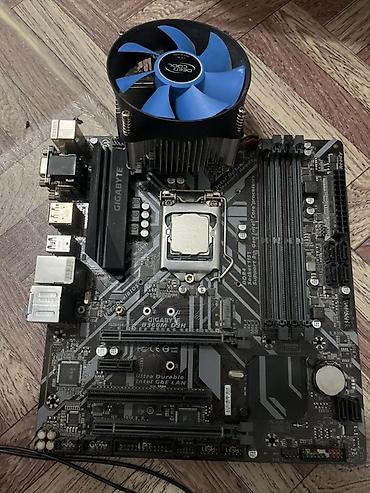 inter core i7: Материнская плата Gigabyte B360M D3H + кулер Deepcool + процессор — 1
