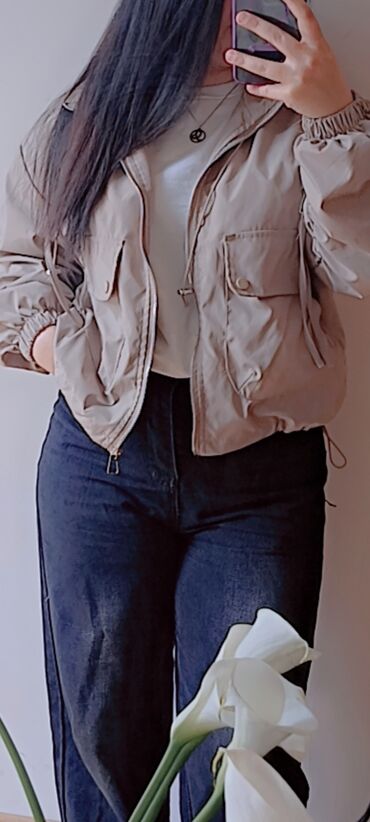 Джинсы: Ветровка куртка, Bershka, M (EU 38)