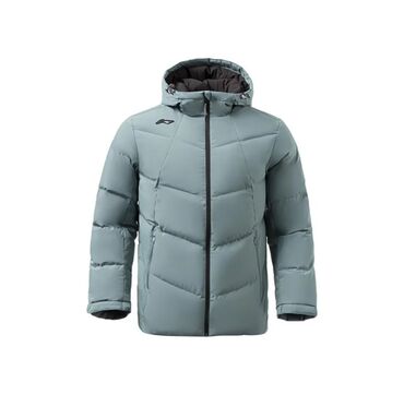 полузамок мужской: Куртка lining с капюшоном размер L цвет — светло‑серо‑зеленый