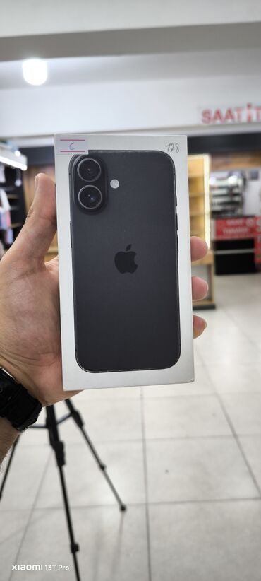 i̇phone xs: IPhone 16, 128 GB, Qara, Face ID