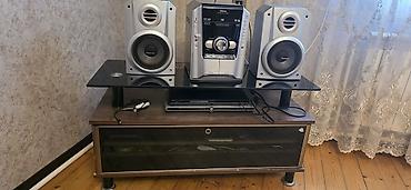 çarx: Panasonic mini audio sistemi və TV stendi - Marka/model: Panasonic — 1