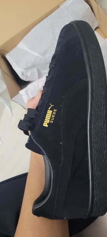 puma пума: Продаю оригинальные кроссовки puma suede чёрные замш. новые приехали с