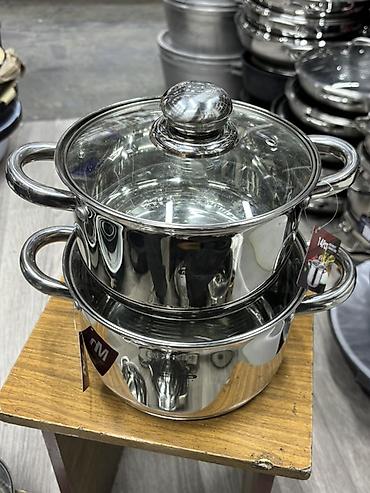 Кастрюли: Кастрюли 2.5 л и 3 л от Millerhaus из нержавеющей стали — 1