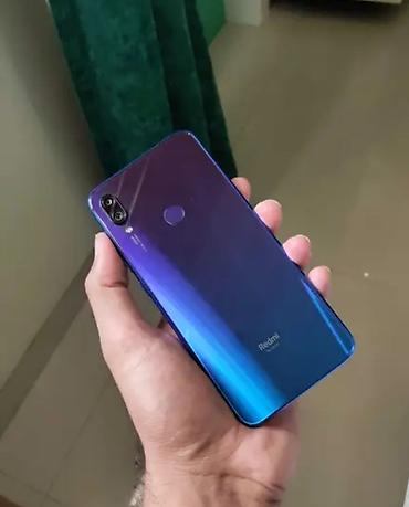 iphone 64: Redmi Note 7, 64 GB, rəng - Mavi, Barmaq izi — 1