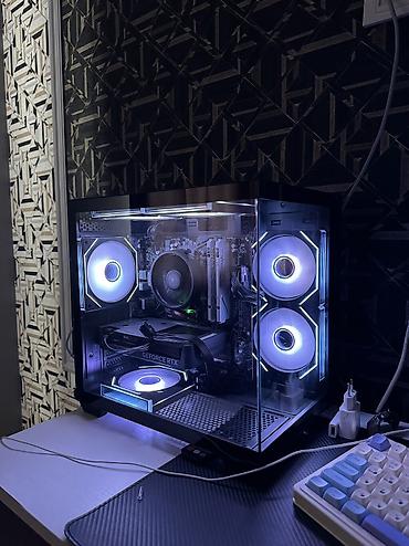 монитор 40: Компьютер, ядер - 8, ОЗУ 16 ГБ, Игровой, Б/у, AMD Ryzen 7, NVIDIA GeForce RTX 5060, SSD — 3
