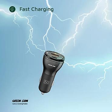 iphon: Kateqoriya: Avto cihazlar Brend: Green Lion Model: Dual Port Charger — 1
