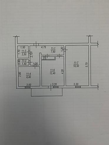 Продажа квартир: 2 комнаты, 51 м², 105 серия, 4 этаж, Евроремонт — 11