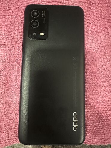 регистрация телефонов: Oppo A55 5G, Колдонулган, 64 ГБ, түсү - Кара, 2 SIM
