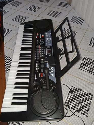Elektron sintizator – mikrofon və not dəsti ilə - 54 klavişli