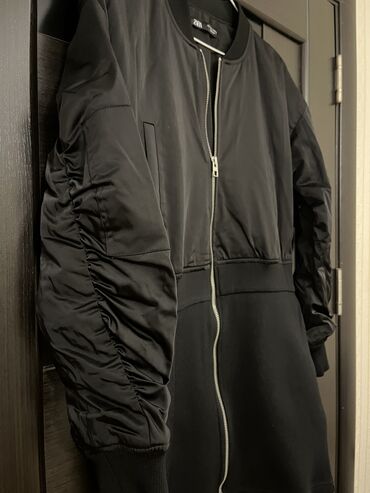 Gündəlik donlar: Zara bomber-paltar. yuxarısı bomber kurtka aşagı etek hissesi triko — 8