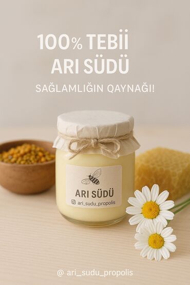 Digər gözəllik və sağlamlıq xidmətləri: 🌿 100% TƏBİİ ARI SÜDÜ ✨ Enerji – Gözəllik – Sağlamlıq ✨ 🧠 Zəkanı