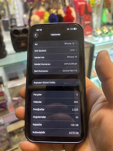 lalafo 14 pro: IPhone 14, 128 GB, Zəmanət, Simsiz şarj, Face ID — 7